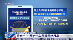 央视调查汽车行业网络黑嘴：部分博主专发车企